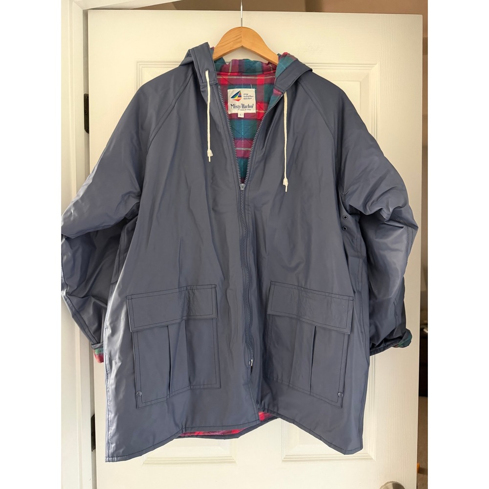 Vintage Gorpcore PVC Slicker Jacket Fishermancore Nantucket